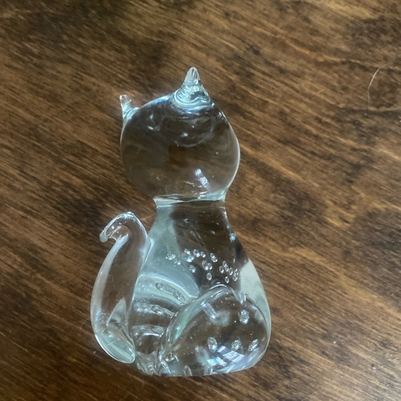 Crystal Cat vintage paper weight - Picture 4 of 4